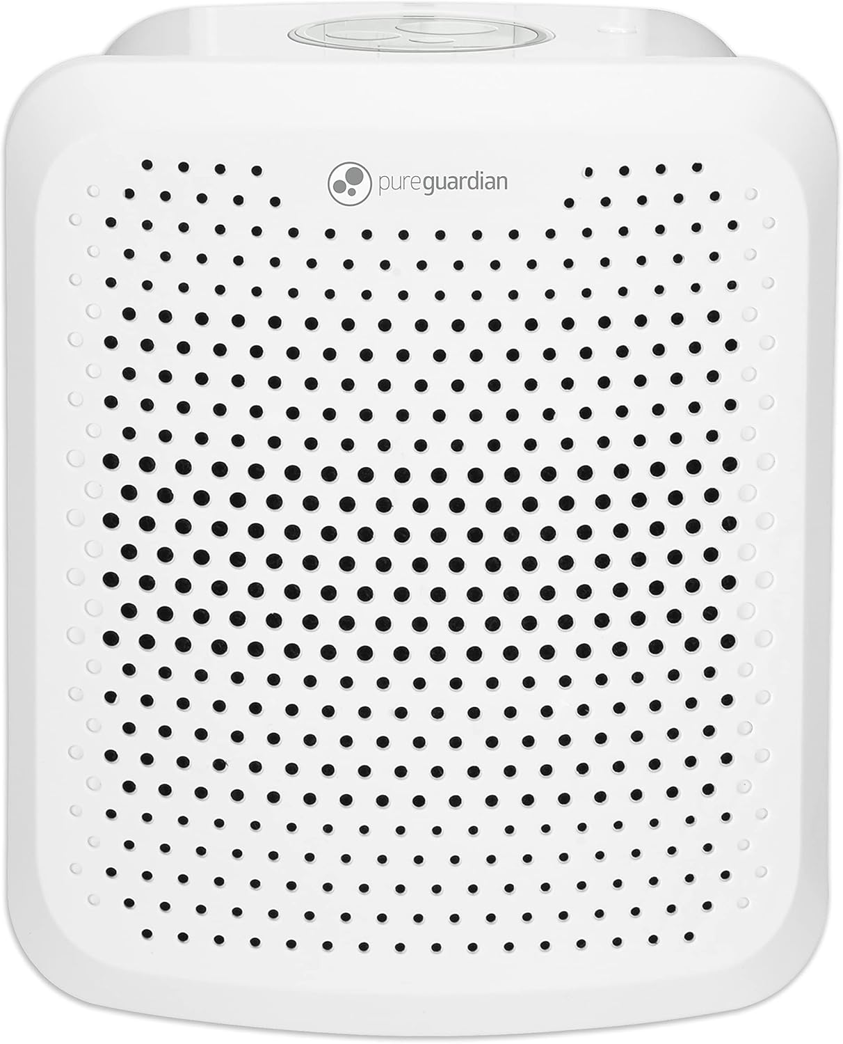 PureGuardian AP201W Pluggable Air Purifier with Nightlight, Odor-Eliminating Aromatherapy Essential Oil Pad Included, 7-in Pluggable Air Purifier, White