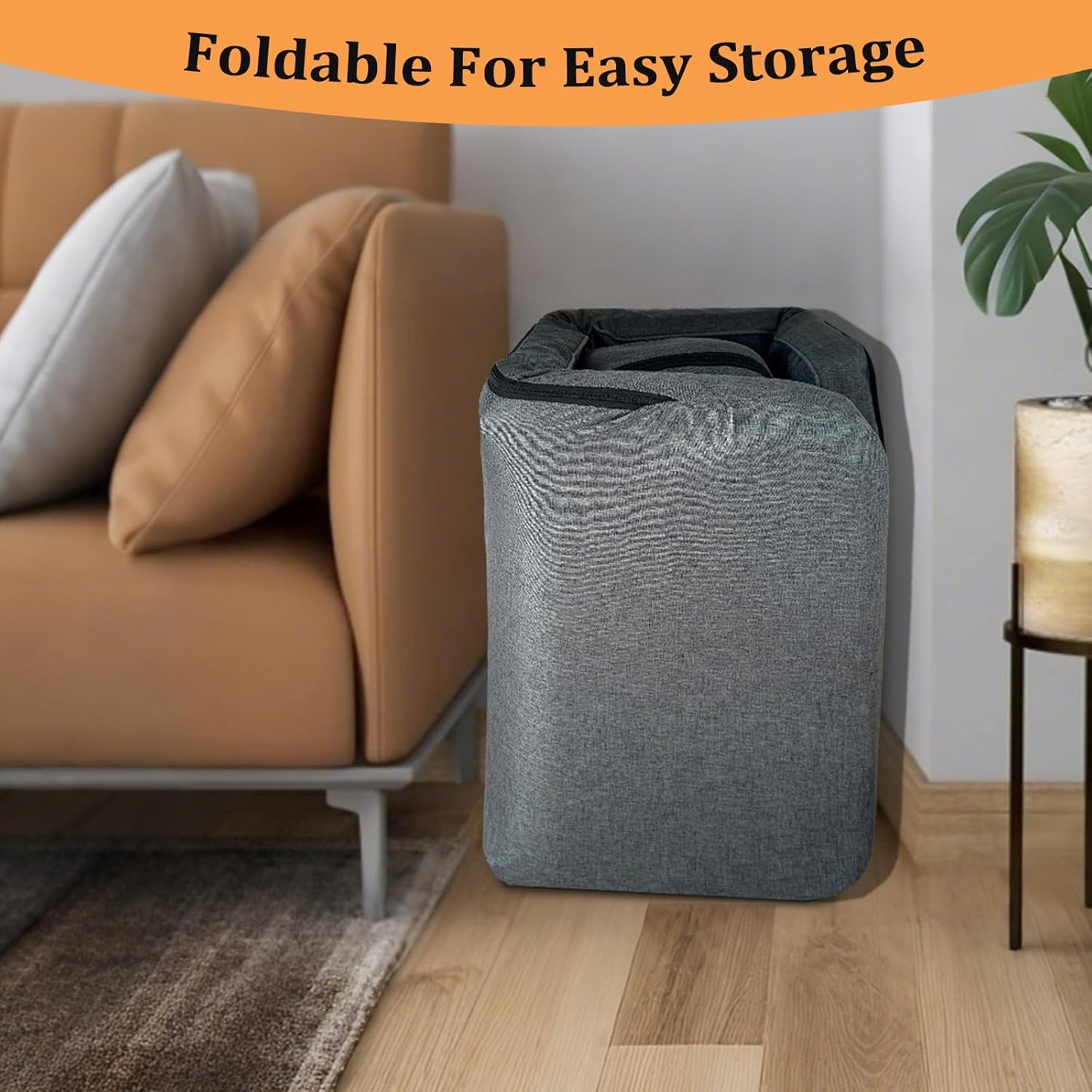 ZALL Grey Floor Folding Recliner Chair, Adjustable Back Support - Ergonomic Comfort for Game Room, Home Reading & Kitchen Leisure