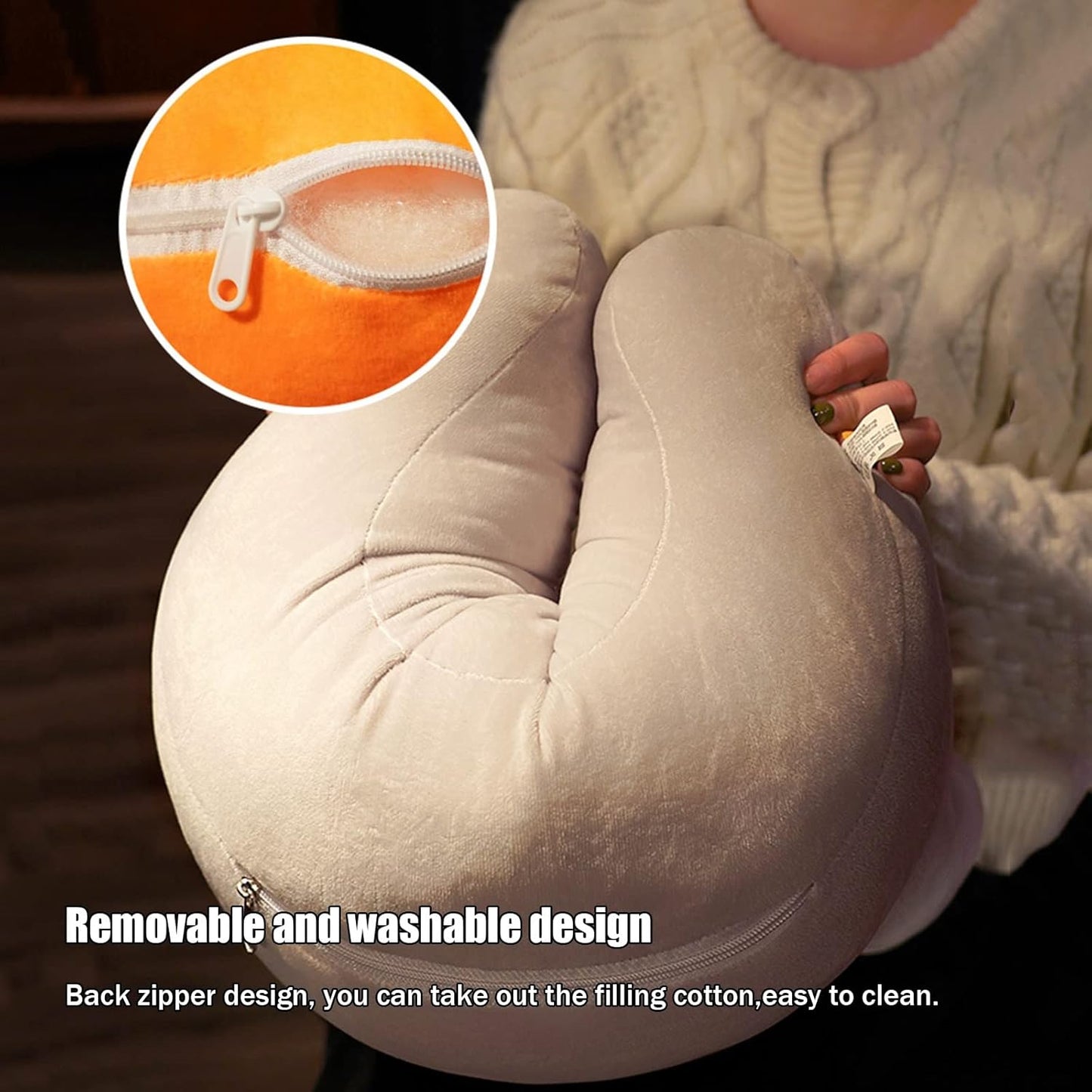 Bed Rest Reading Pillow with Arm,Wedge Adult Backrest Lounge Cushion,Back Lumbar Support Cushion for Sitting Up in Bed/Couch（Optional Blanket） (Color : H with Blanket, Size : 50 * 45CM)
