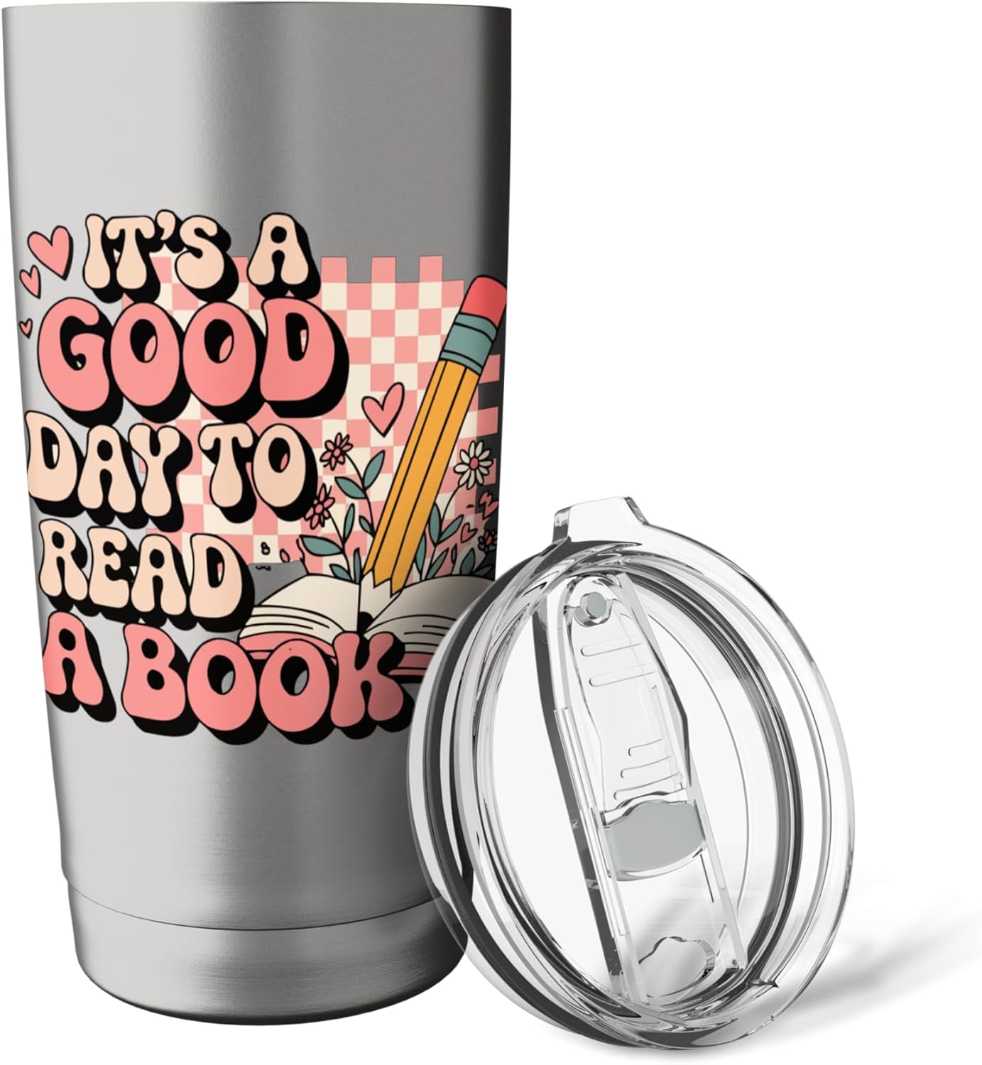 It's A Good Day To Read A Book Librarian Reading Book Lovers Stainless Steel Insulated Tumbler
