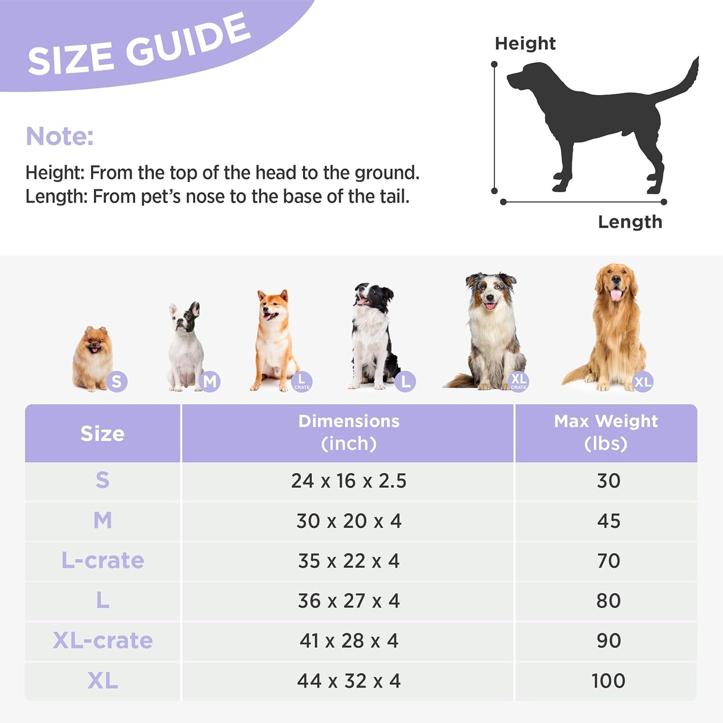 LE SURE Dog Beds Large Sized-Thick Shredded Chopped Foam Pet Bed Indoor as Bed Gift with Removable Cover, Cute Modern Fuzzy Plush & Anti Slip Bottom, Green
