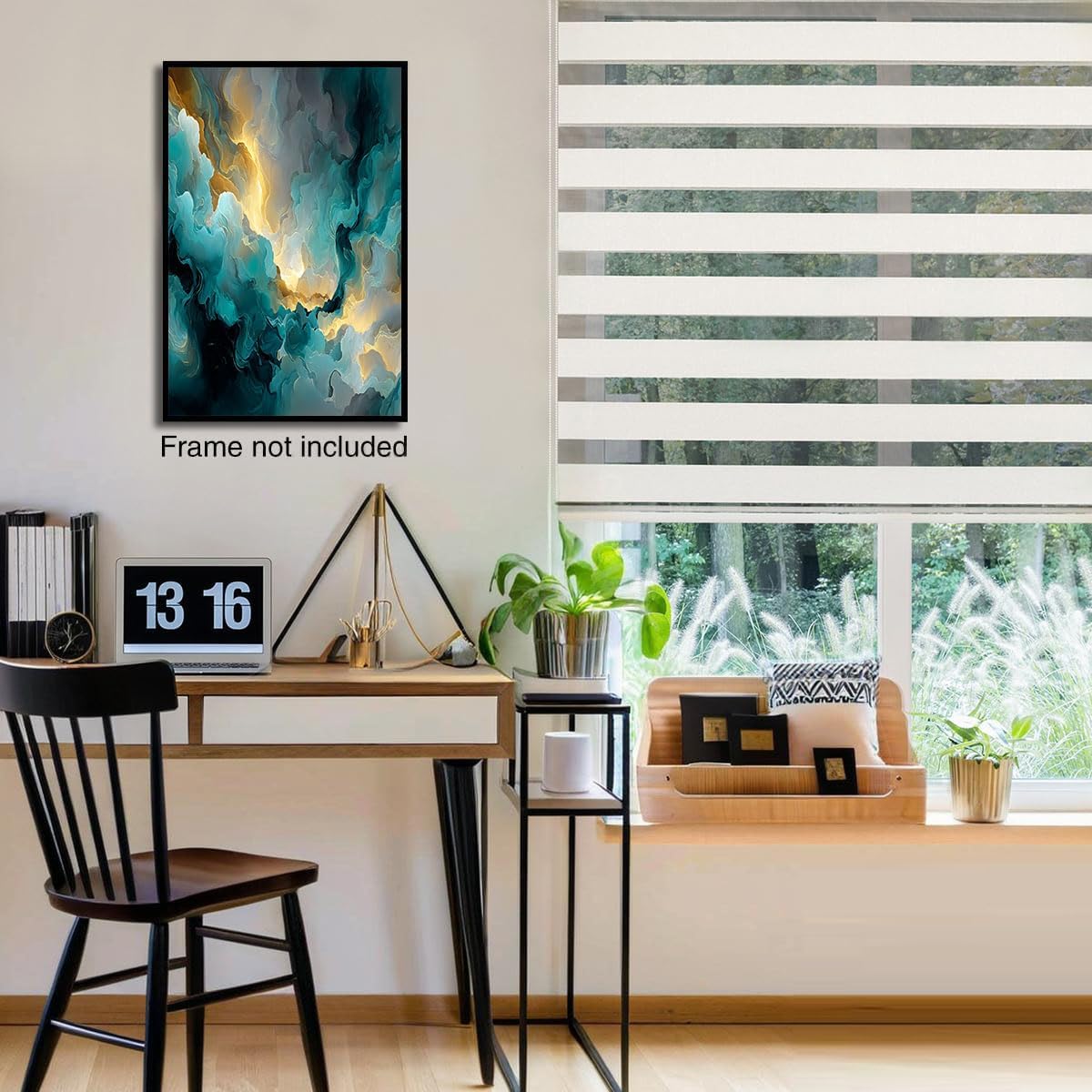 GDJSMIN Abstract Art Scene Wall Art, Dream Cloud Pattern Poster for Reading Room Living Room Decor 16x 24 inch Unframed