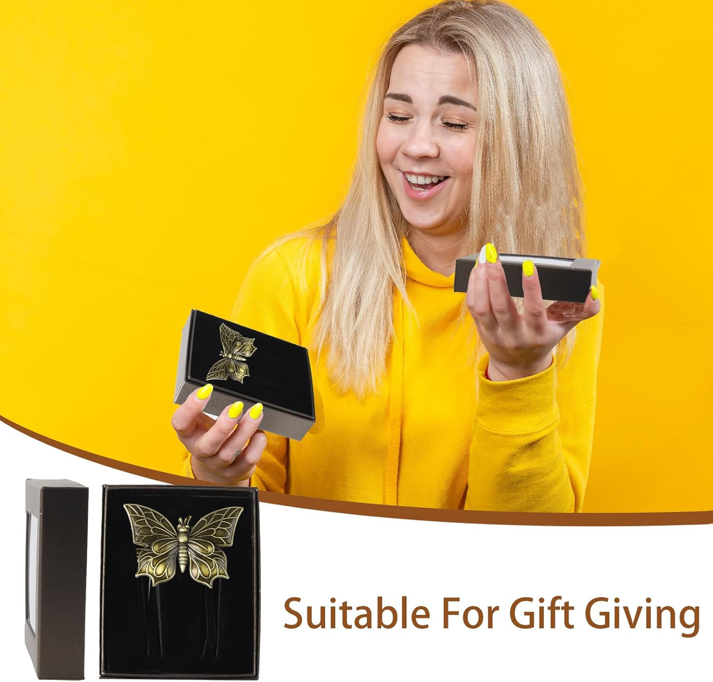Book Page Holder Journal Clips Book Clip Vintage Book Clips Butterfly Book Clips to Hold Book Open Free Your Hands Metal Bookmark Clip Gifts for Book Lovers Readers Writers Butterfly Ornament