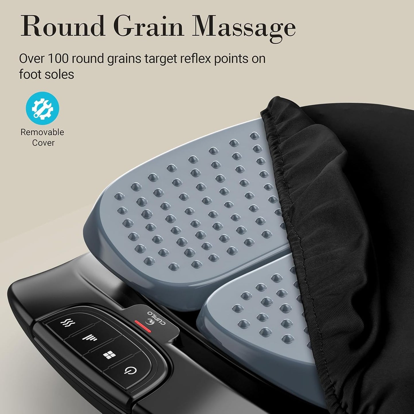 Foot Massager for Neuropathy FSA Eligible HSA, Adjustable Vibration Foot Massager with Heat & Remote Control, Electric Feet Massager for Legs Circulation, Plantar Fasciitis Pain, Stress Relief