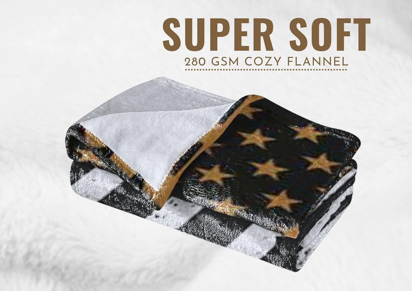 InnoBeta Godfather Gift from Godson, Throw Blanket - USA Flag (50 x 65 inches)