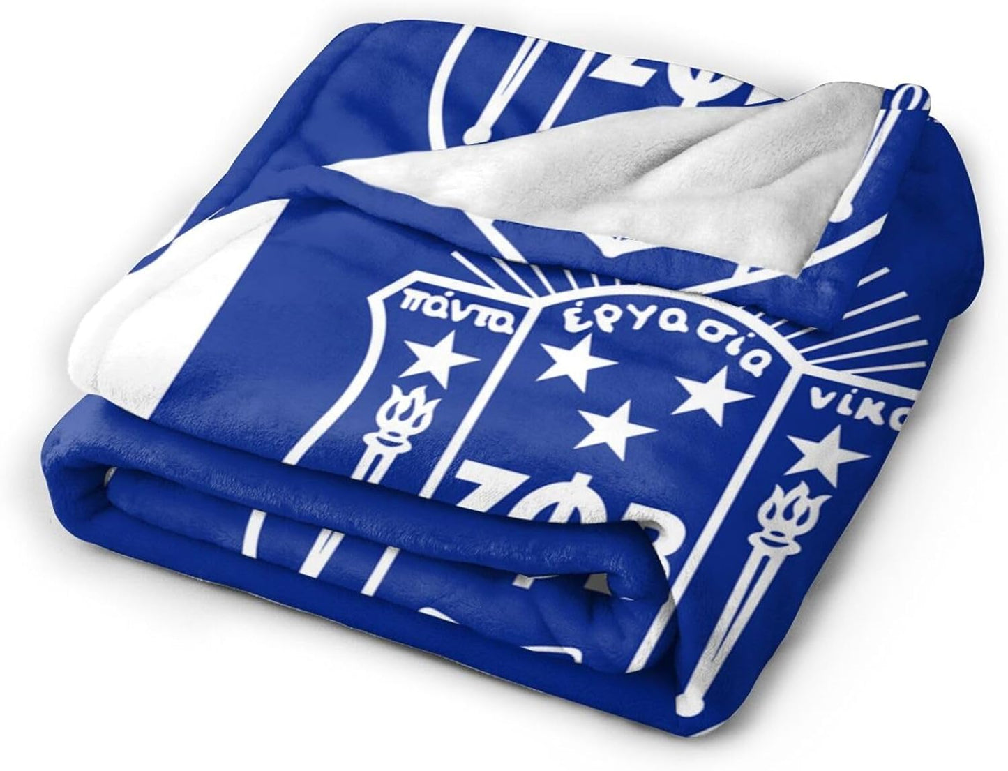 Throw Blanket Soft Warm Bed 1920 Flannel Blanket for Sorority Gifts 50"x40"