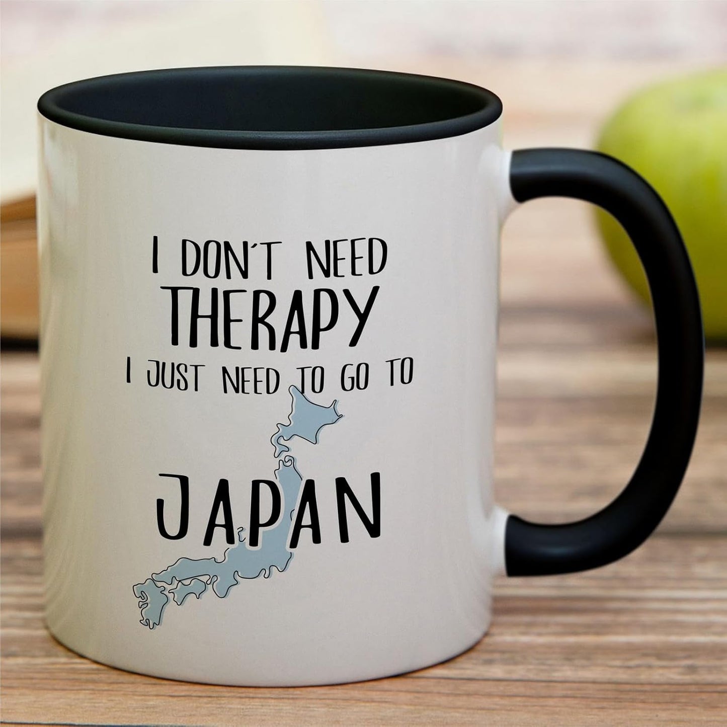 Retreez Funny Japan Mug Gift Just Need To Go To Japan Tokyo Lover 11 Oz Ceramic Coffee Mugs - Sarcastic Motivational Inspirational travel birthday gifts - White Mug with Black Handle and Inner