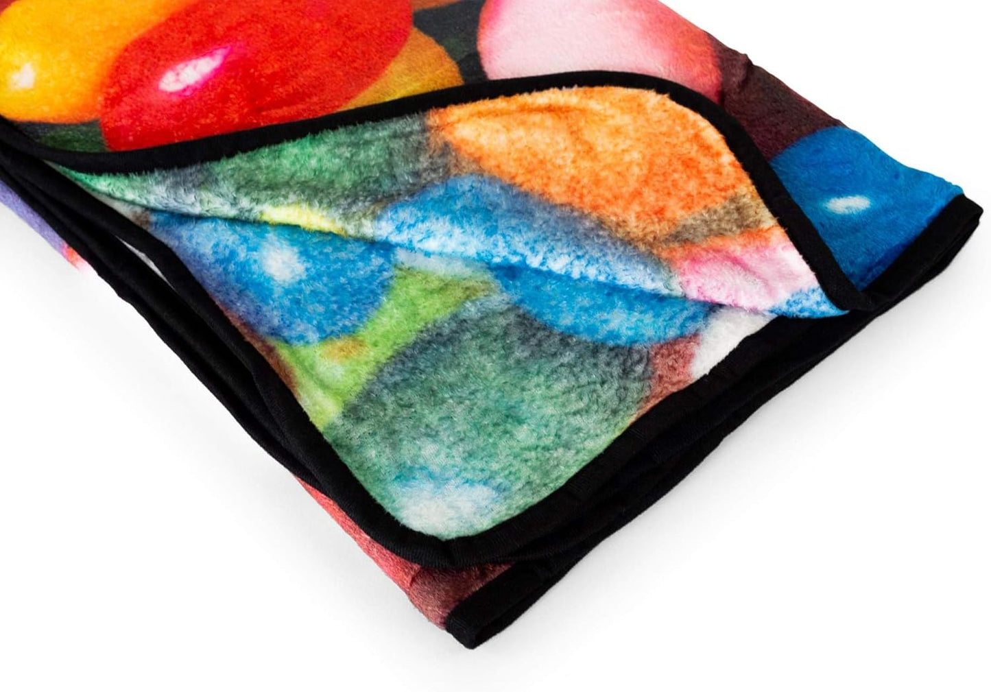 Jelly Bean Soft Throw Blanket | 45 x 60 Inch Cozy Lightweight Fleece Blanket