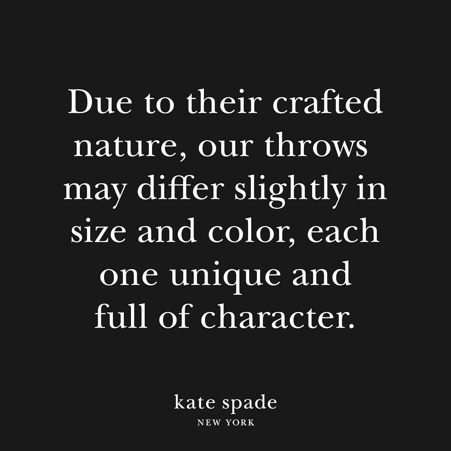 kate spade new york Dots Throw, 50" x 70", Mohair Blend Decorative Throw for Couch, Bed, Sofa, Brushed Dots Design with Fringe, Home Decor for Living Room, Bedroom, or Dorm, Black & White
