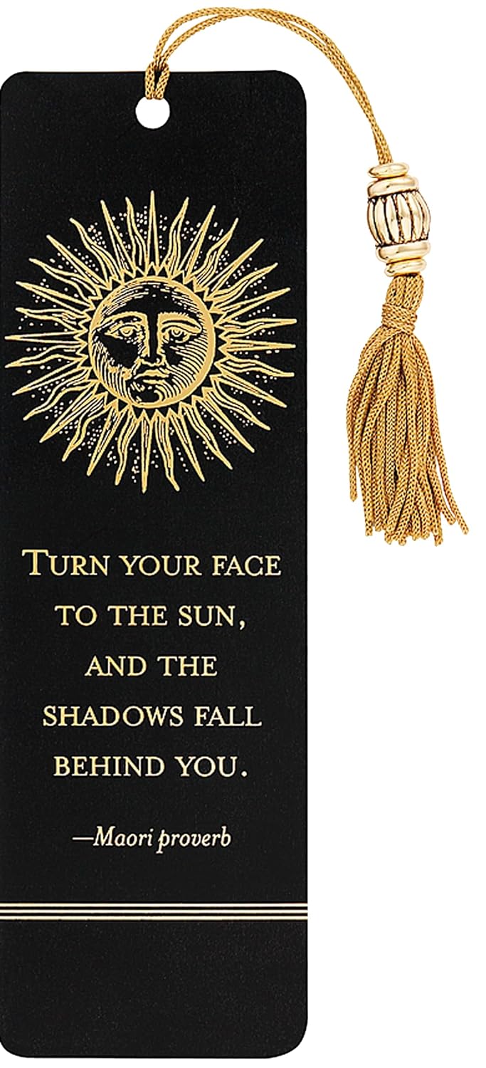 Sun Beaded Plastic Bookmark