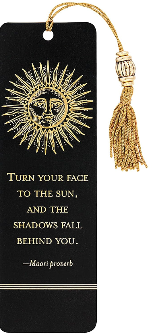 Sun Beaded Plastic Bookmark