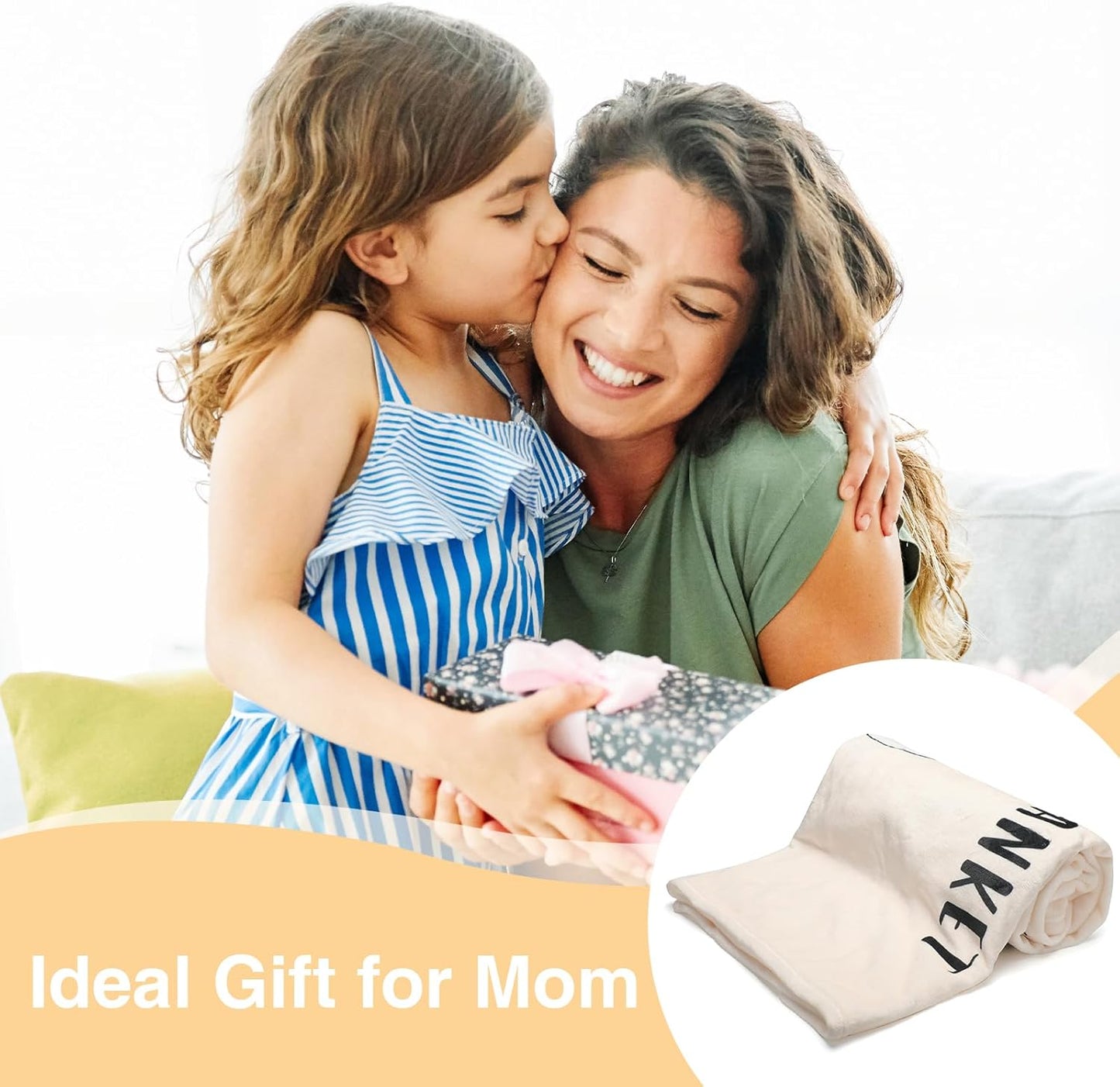 Funny Blanket for Mom Appreciation Gifts for Mommy from Daughter Son Birthday Gifts, Soft Fluffy Throw Blanket Throw for Napping New Moms Gifts
