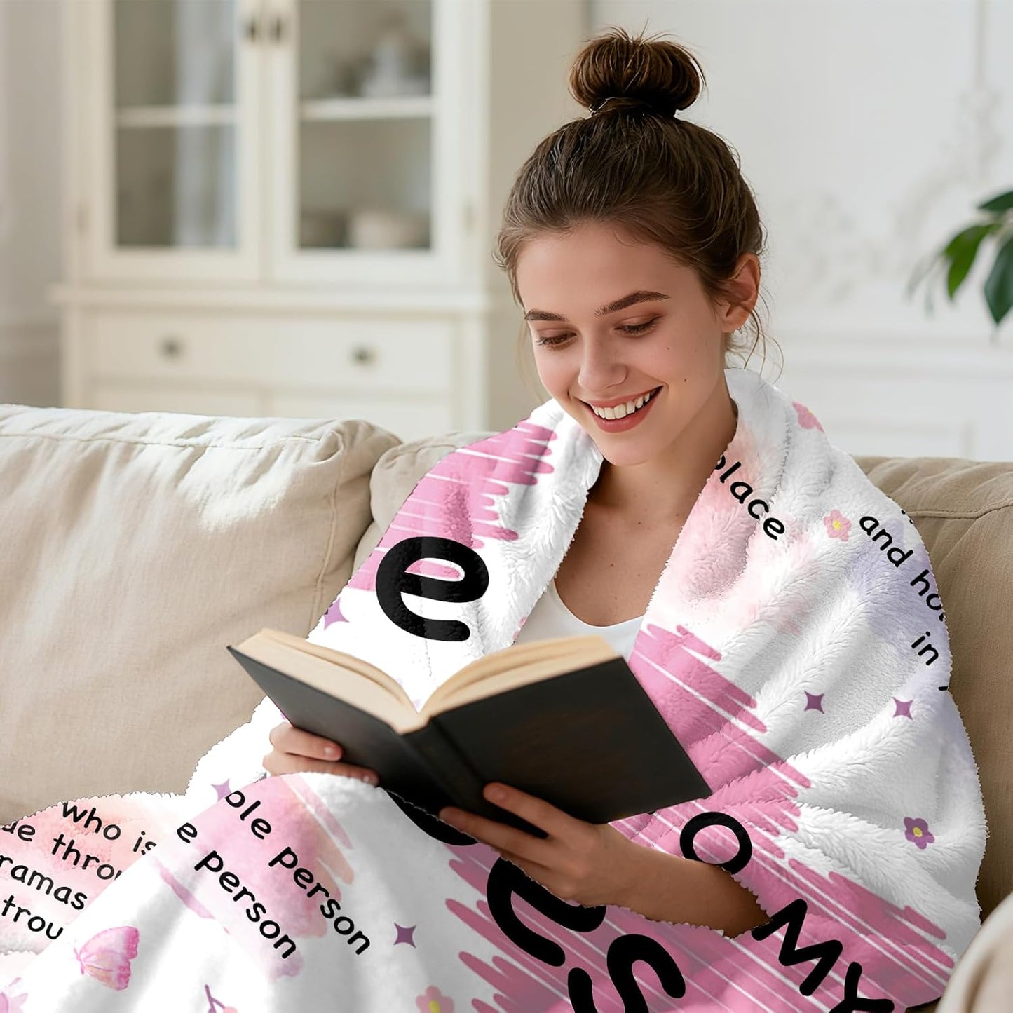 Bestie Blanket - Best Friend Birthday Gifts for Women, Christmas Birthday Gifts for Best Friend Woman, Gift for Besties, Friendship Gift for Women, 50"x60"