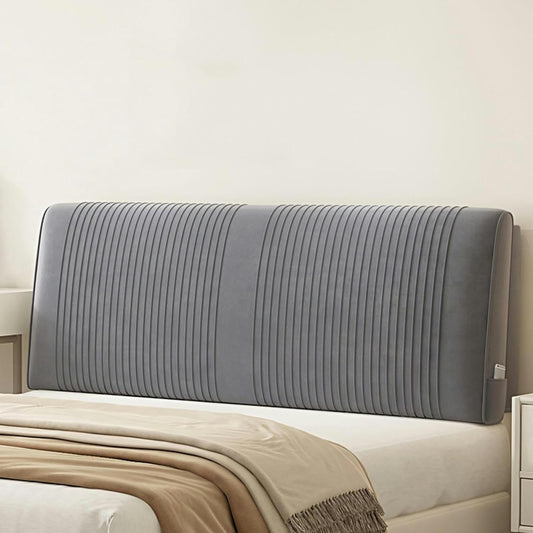 AMNOOL Large Bed Backrest Headboard Cushion Wall Pillow Headboard Bed Rest Pillow Neck Lumbar Support Pad Removable Cover Home Dorm Daybed Tatami Cushion