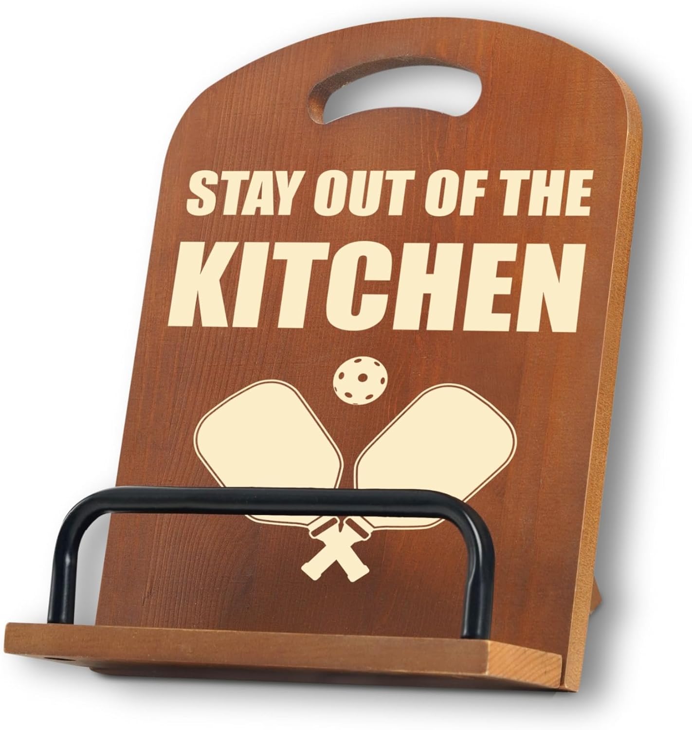 InnoBeta Pickleball Gifts for Women, Cookbook Stand for Kitchen Counter, Perfect Gifts for Pickleball Lovers on Birthday, Adjustable Tablet Recipe Book Holder, Unique Sports & Home Decor