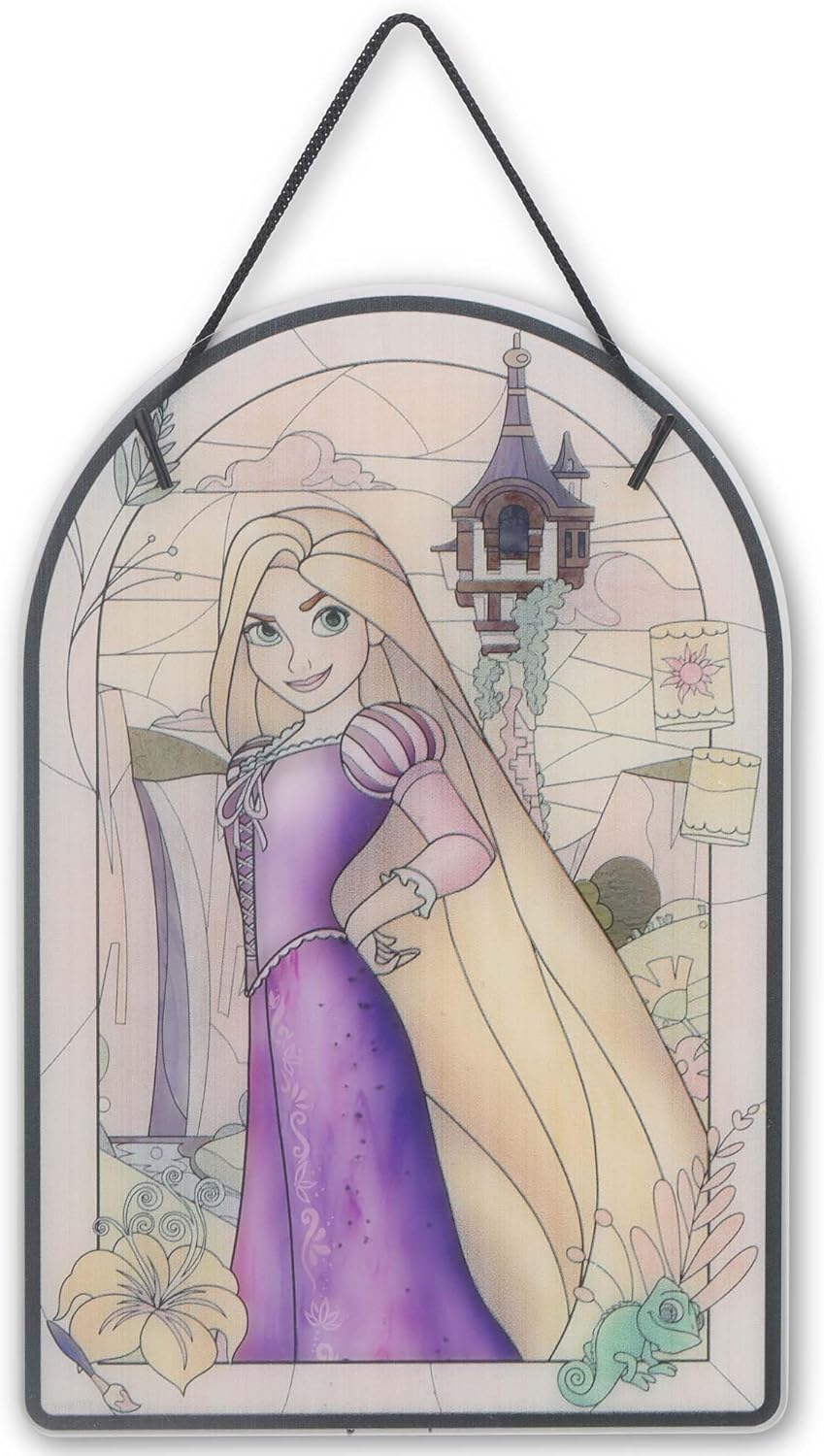 Disney Princess Rapunzel Hanging Acrylic Wall Decor - Beautiful Tangled Wall Art for Home
