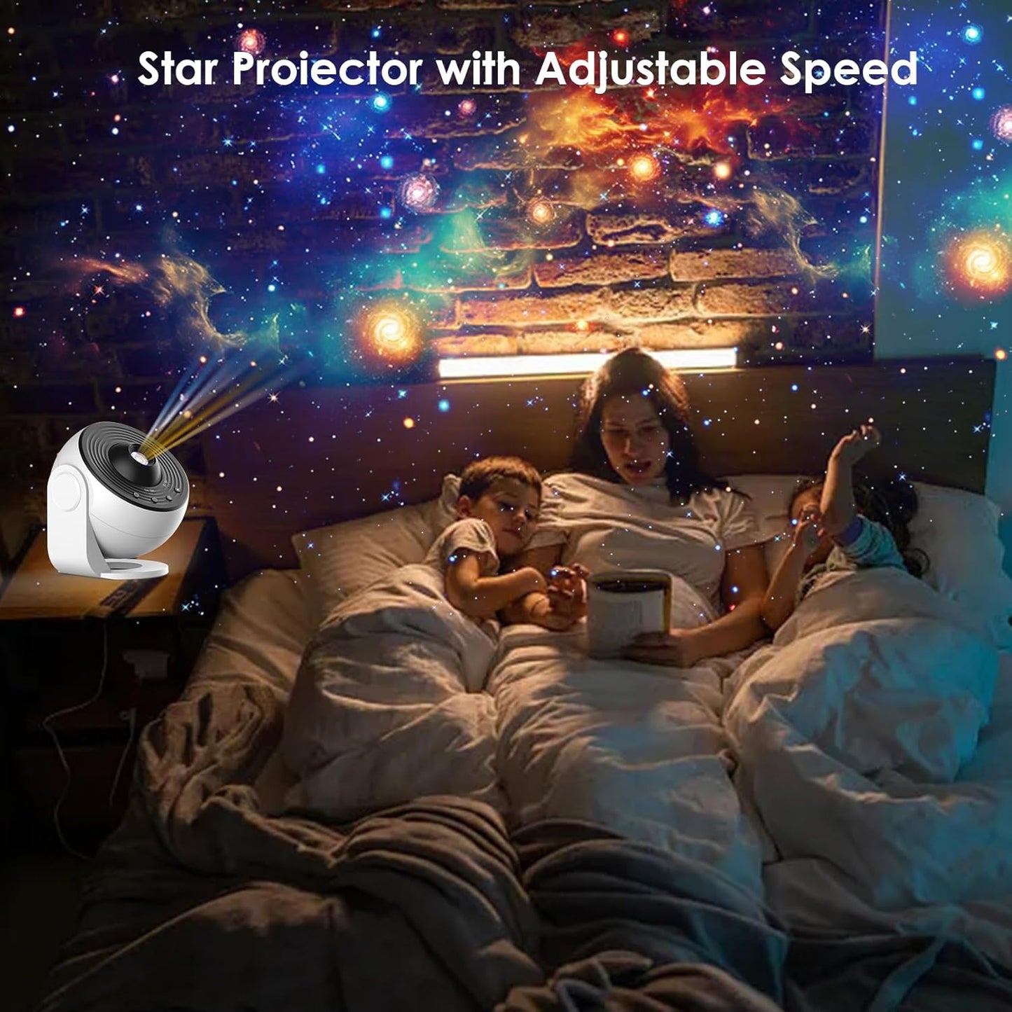 Galaxy Projector Pro for Bedroom,13 in 1 Planetarium Star Projector Light,Ceiling Night Light Milky Way Mood Lighting with Timer,360° Rotating,LED Space Galaxy Lamp Bedroom Room Decor for Adults Kids