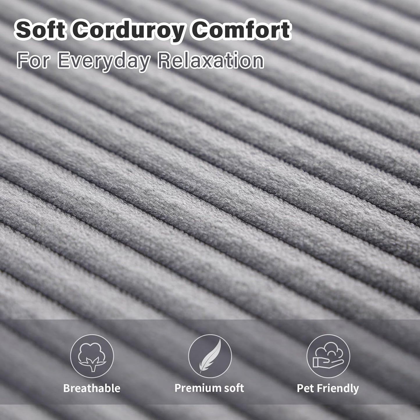 Folding Sofa Bed with Pillow, Convertible Sleeper Chair, Comfy Floor Futon Couch Mattress Lounge Lounge Sofa for Adults Portable Fold Out Chair Bed for Living Room Bedroom, Single, Gray