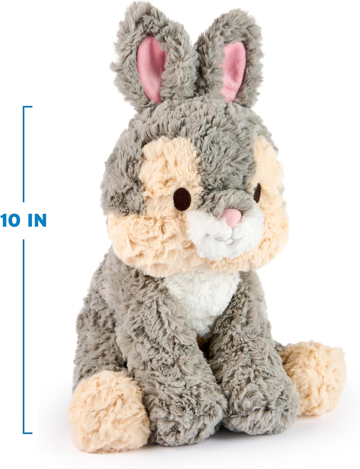 GUND Disney Official Thumper Plush, Disney Cozys Collection, Bambi Toys, Bunny Rabbit Stuffed Animal for Ages 1 and Up, Gray, 10”