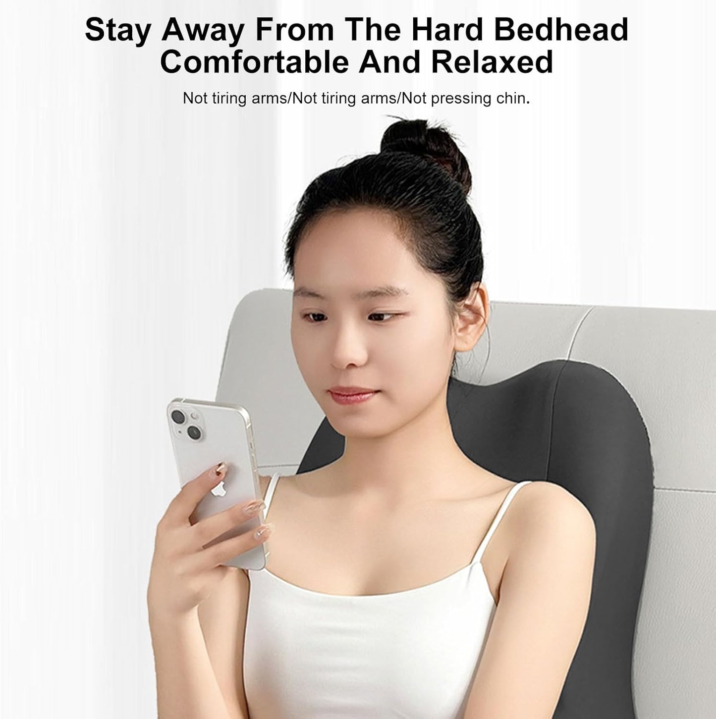 Ergonomic Contoured Support Pillow for Couples - Multi-Functional Memory Foam Cushion with 27° Angle Design, Back Support & Lounger Use