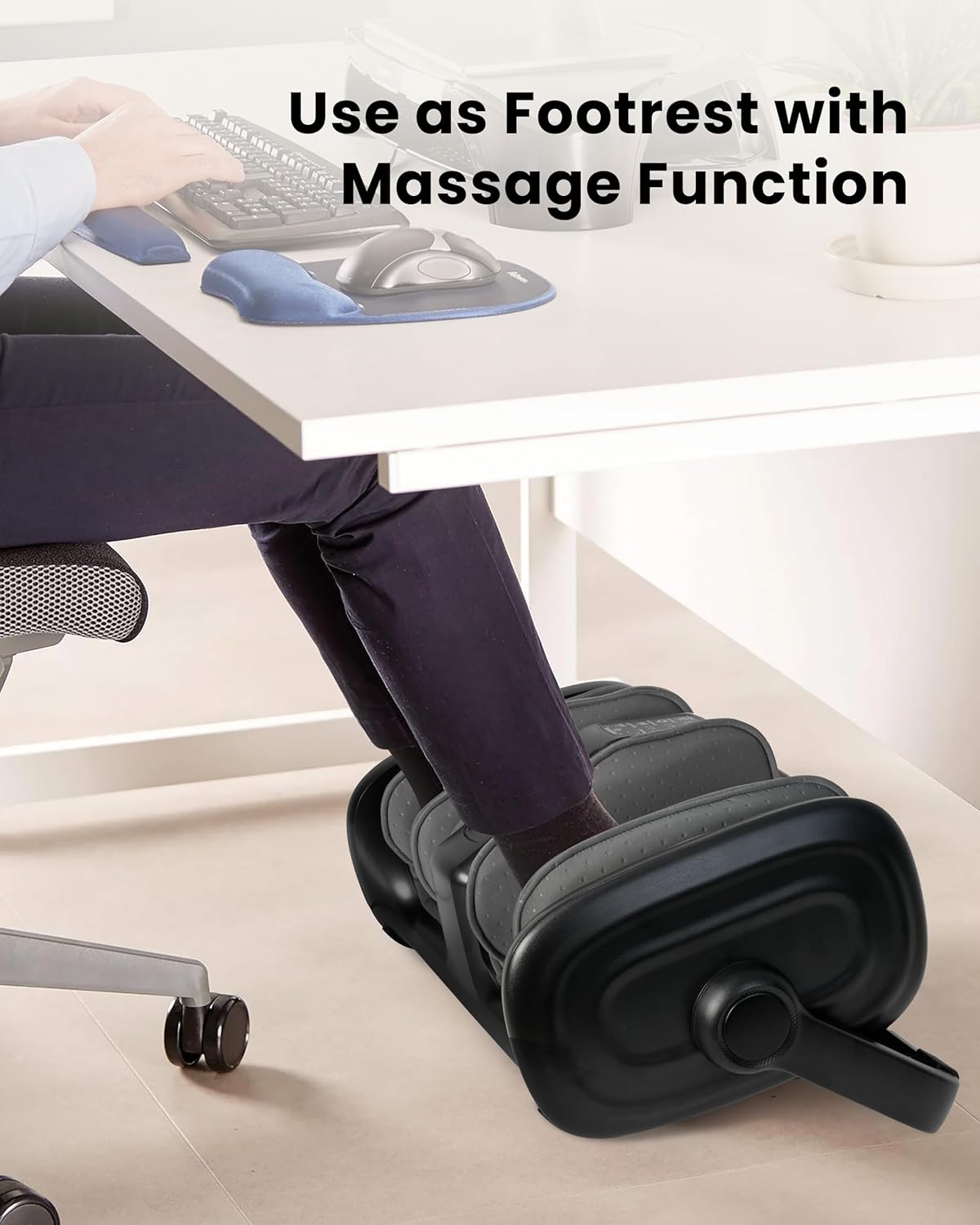 COMFIER Shiatsu Foot & Calf Massager with Heat – Kneading, Vibration & Compression, Adjustable Intensity, Remote Control, Fits Up to Size 14 – Relaxation & Comfort Massager for Women & Men