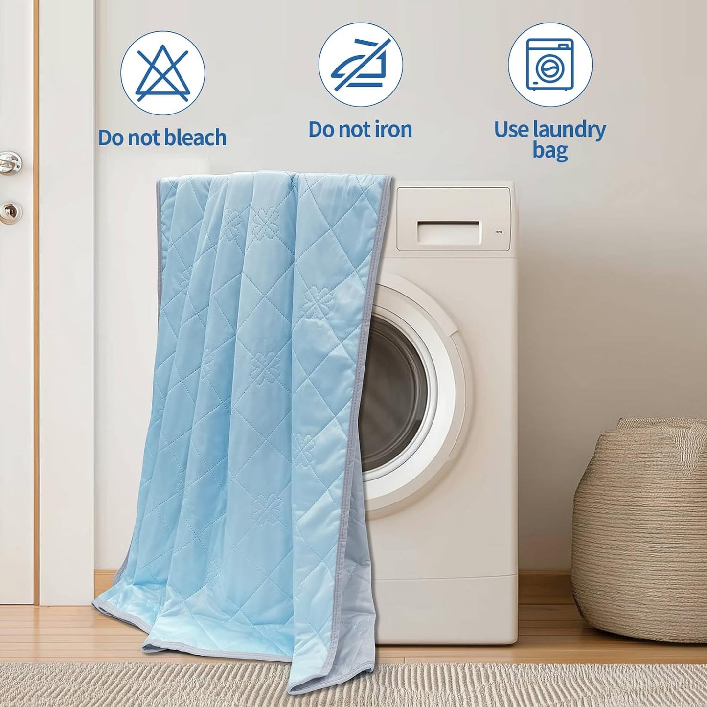 Cooling Blanket for Kids,Ultra Soft and Lightweight Cozy Cooling Moisture Wicking Blanket for Toddler,Breathable Throws for Travel,Couch and Sofa,Also for Dogs