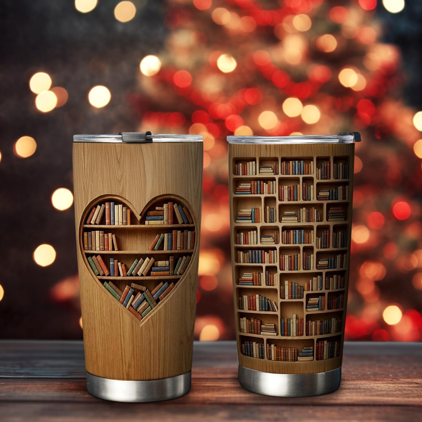 20oz Book Tumbler, Book Accessories for Reading Lovers, Bookworm, Librarian, Book Lovers Gifts, Coffee Tumbler for Women, Stainless Steel Double Wall Vacuum Insulated Coffee Mug, Travel Cup with Lid