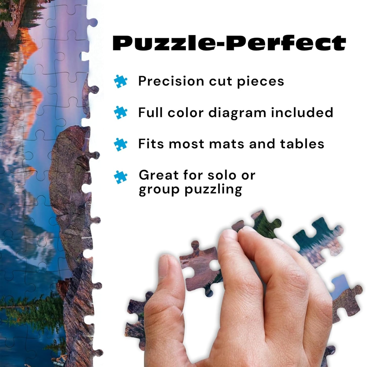 Buffalo Games - Mountains on Fire - Chip Phillips - 1000 Piece Jigsaw Puzzle for Adults - Challenging Mountain Sunset Puzzle Perfect for Game Nights - Finished Size 26.75 x 19.75