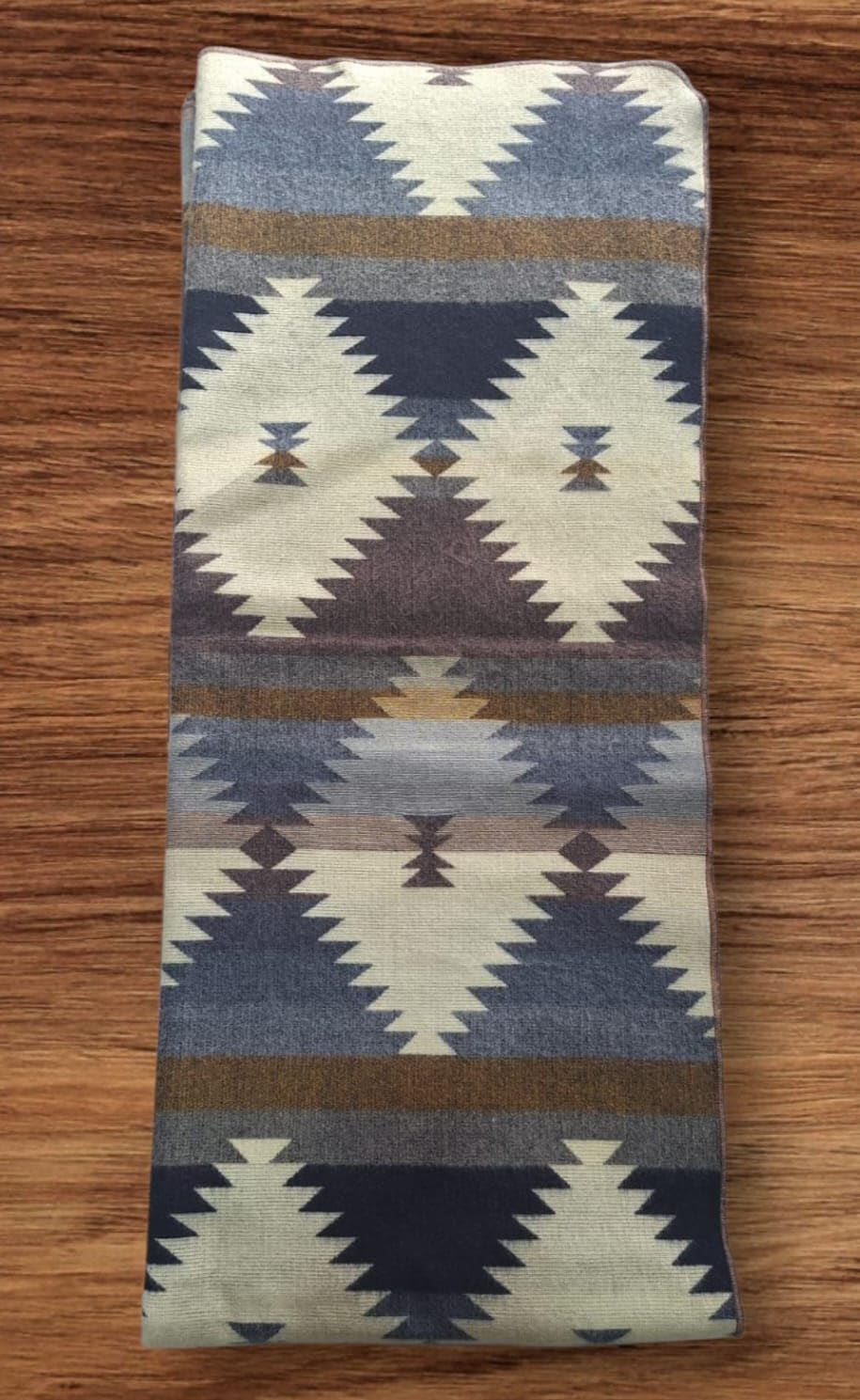 Alpaca Wool Blanket, Queen Size 94 x 78, Reversible 2 in 1, Thick and Ultra Soft, Hypoallergenic, Non-Itchy, Handmade in Ecuador. Premium Alpaca Wool Thtow Blanket for Cozy Comfort. (Blue and Brown)
