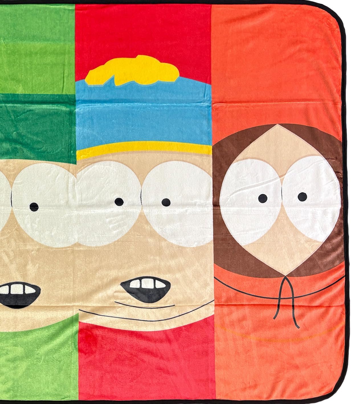 Surreal Entertainment South Park Blanket Kenny Kyle Eric Stan 90s Series Throw 45" X 60"