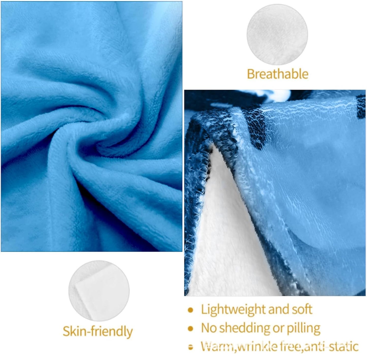 Aesthetic Guinea Pig Throw Blanket - Ultra Soft, Plush, Lightweight, Warm, Fuzzy Anti-Pilling Flannel Blanket for Couch, Bedroom, Travel, Sofa, Living Room 50in×60in