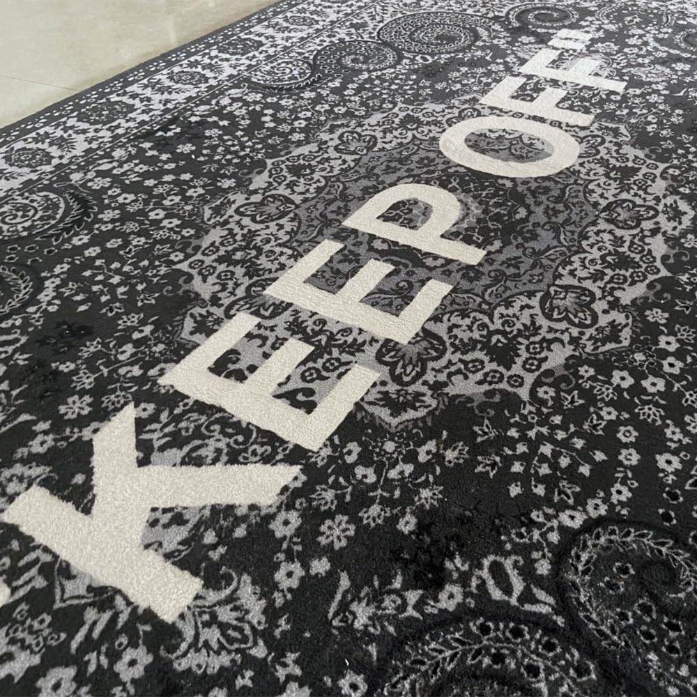 KEEP OFF Rug - Cashew Flower Classic Paisley Cashmere Large Area Rug - Hypebeast Home Decor Carpet - 6.6 * 9.8ft (2 * 3m) Living Room/Villa Room/Executive Home Office - Artistic Premium Floor Mat