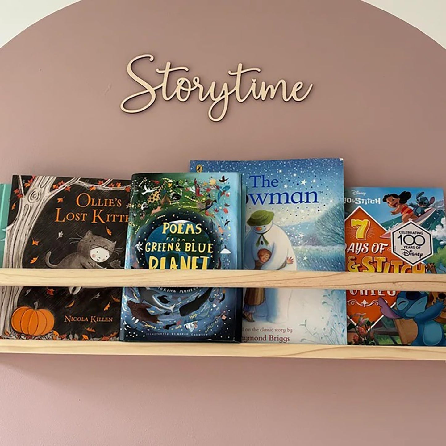 Storytime Sign,Wooden Reading Corner Sign,Nursery Decor for Children's Bedroom - Gift for Baby - Home Decor