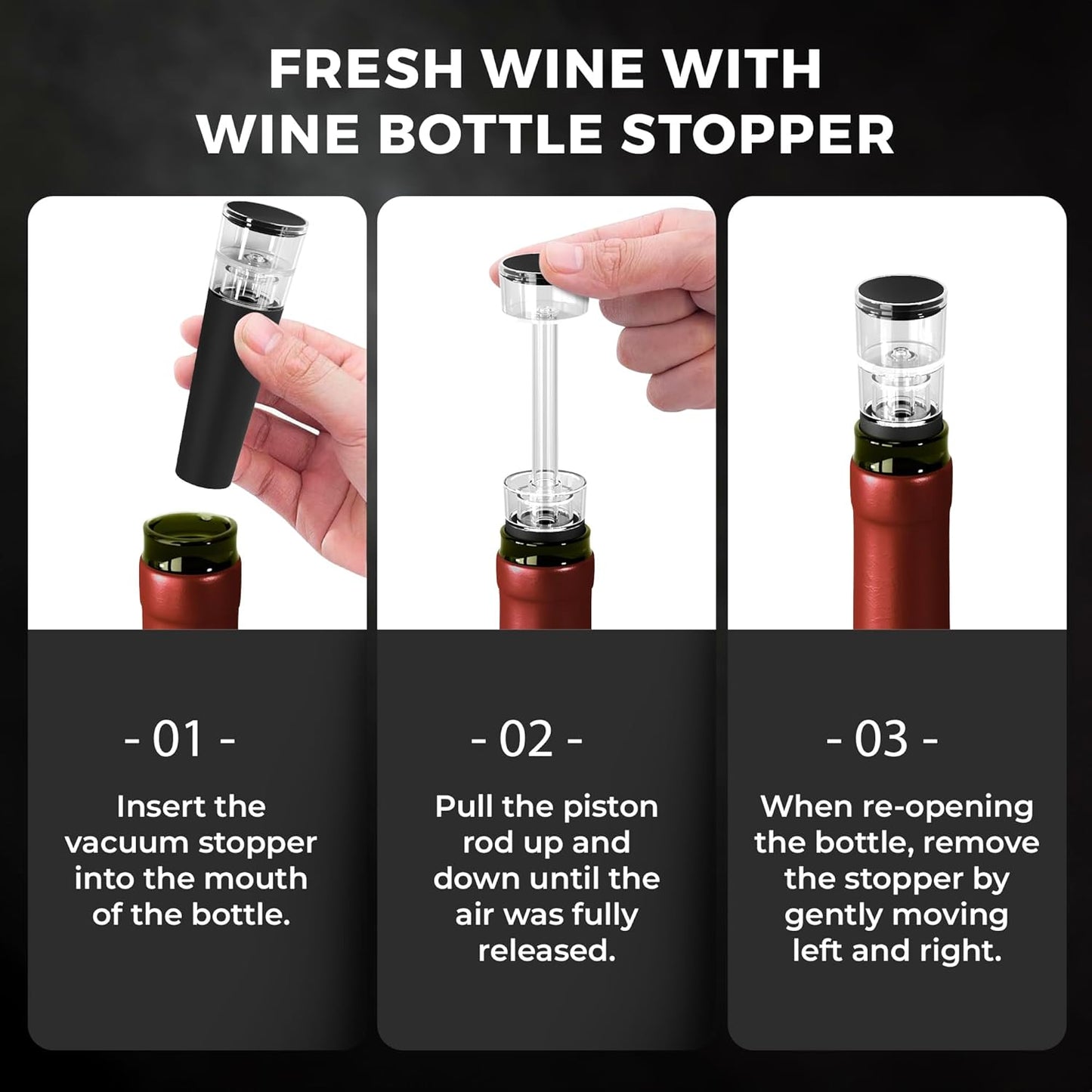 Wine Chiller Set & Chill Rods + Foil Cutter, Stopper, Ebook - Premium 7in1 Stainless Steel Bottle Cooler Stick, Decanting Aerator & Drip-Free Pourer | Bar Gift Men Women