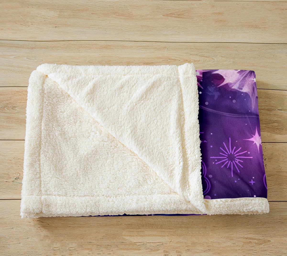 Dragonfly Kids Throw Blanket,Sun Moon Starry Sky Galaxy Trippy Bed Blanket for Girls Boys Women,Rustic Insect Wildlife Fleece Blanket,Purple Dreamy Fuzzy Blanket,Queen Size (90 x 90 Inches)