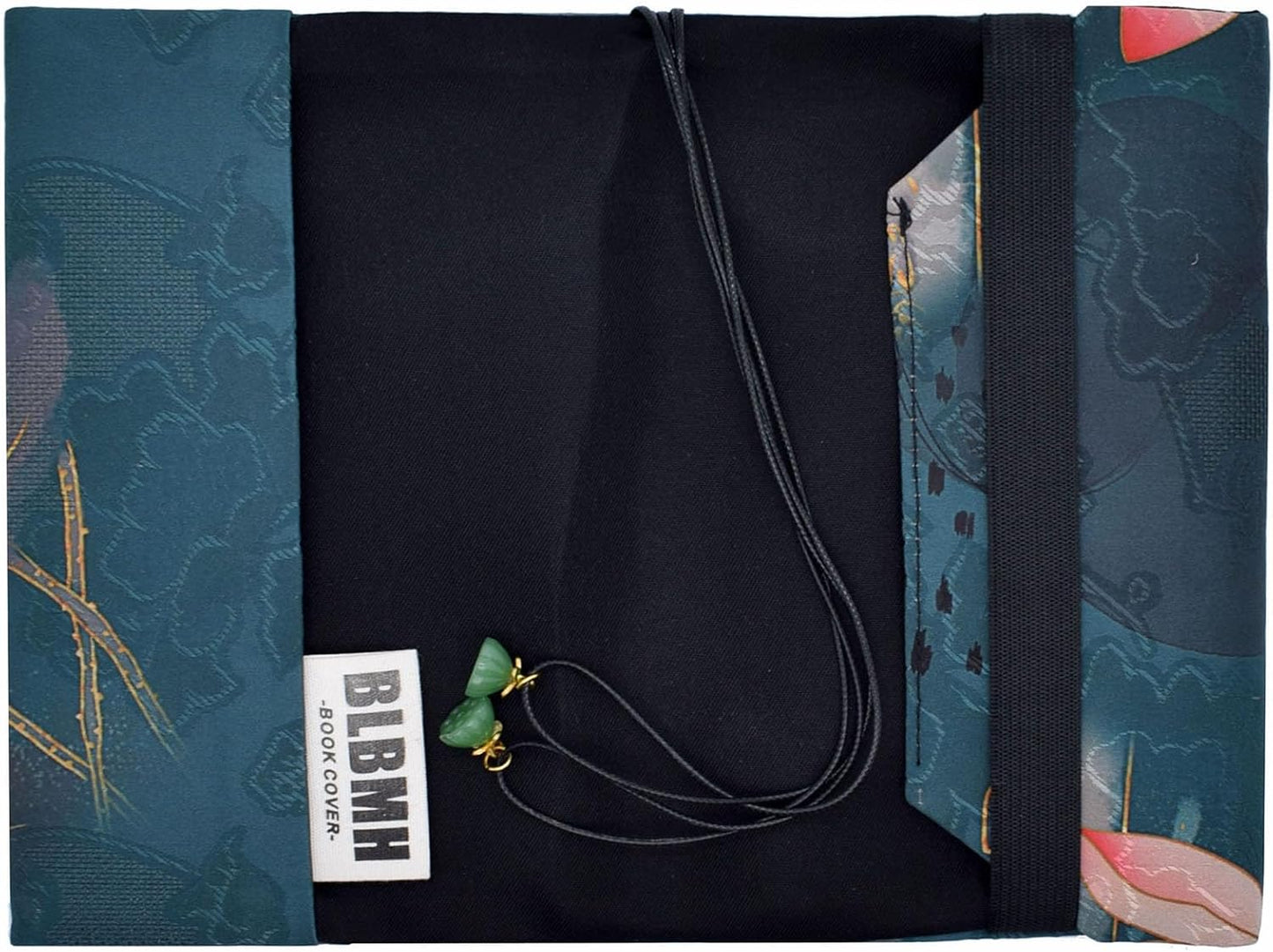 BLBMH A6 Book Covers Planner Cover Protector Fit for 4x6 inch Adjustable Travelers Notebook Cover Fabric Softcover Protector for Women Book Lovers Gifts - Lotus 6in