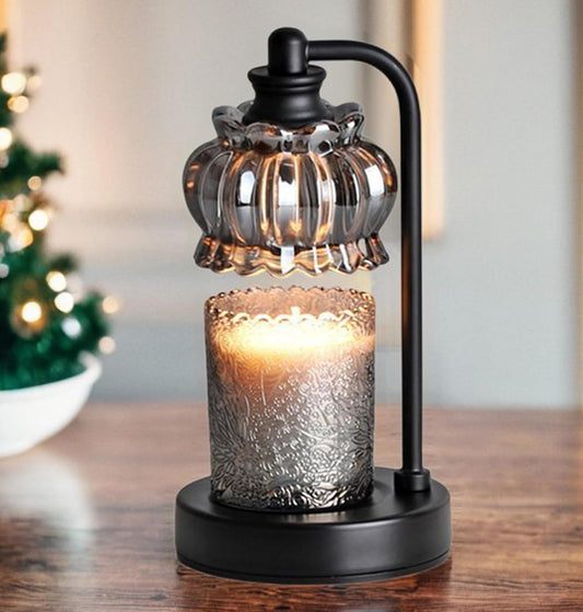 Candle Warmer Lamp with Timer, Dimmable Candle Lamp Wax Melt Warmer with 2 Bulbs, Electric Candle Warmer Lamp for Bedroom Living Room House Warming Gifts for Women Mom