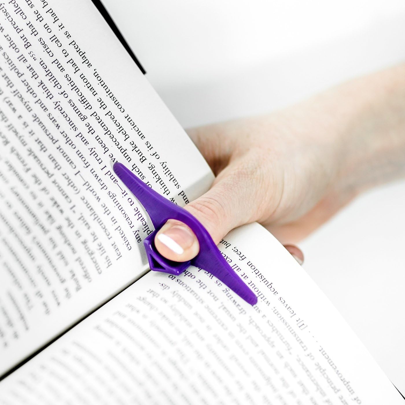 Book Page Holder and Bookmark - Large Set of 3 (Assorted Colors) - Literary Gifts, Gift for Readers, Reading Accessories