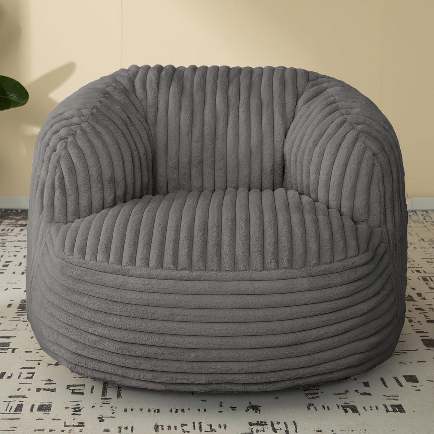 Bean Bag Chair for Adults and Teens, Comfy Cozy Bean Bag Chairs,Beanbag Chair for Dorm Lazy Couch Sofa Chair Living Room Gaming,Reading