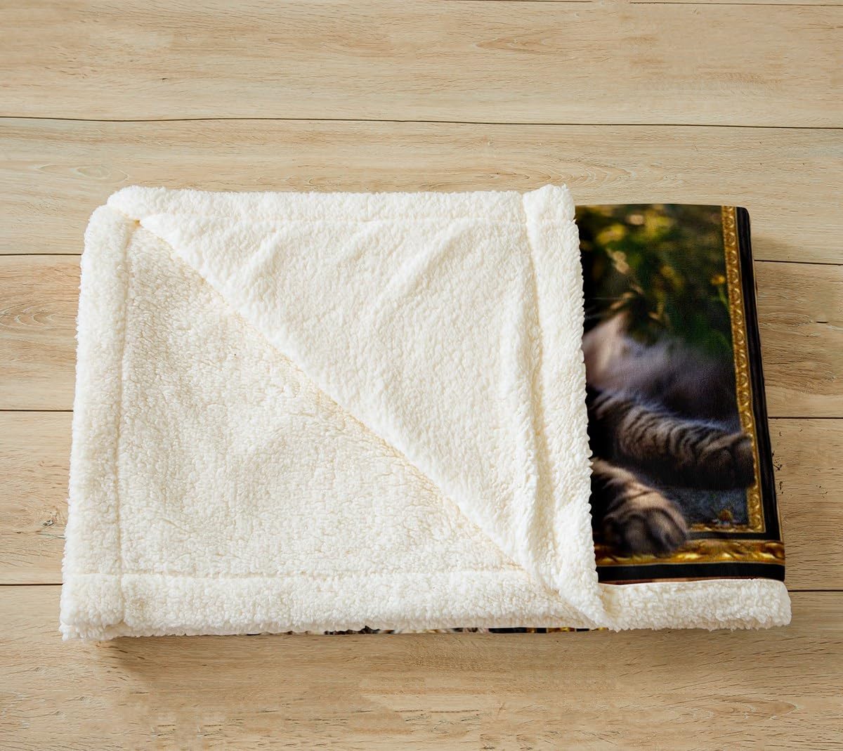 Feelyou Maine Coon Fleece Throw Blanket for Bed Sofa Couch Cute Cat Plush Blanket Queen 90"x90" Kawaii Kitten Pet Sherpa Blanket Gift for Maine Coon Lover Fuzzy Blanket Flannal Blanket