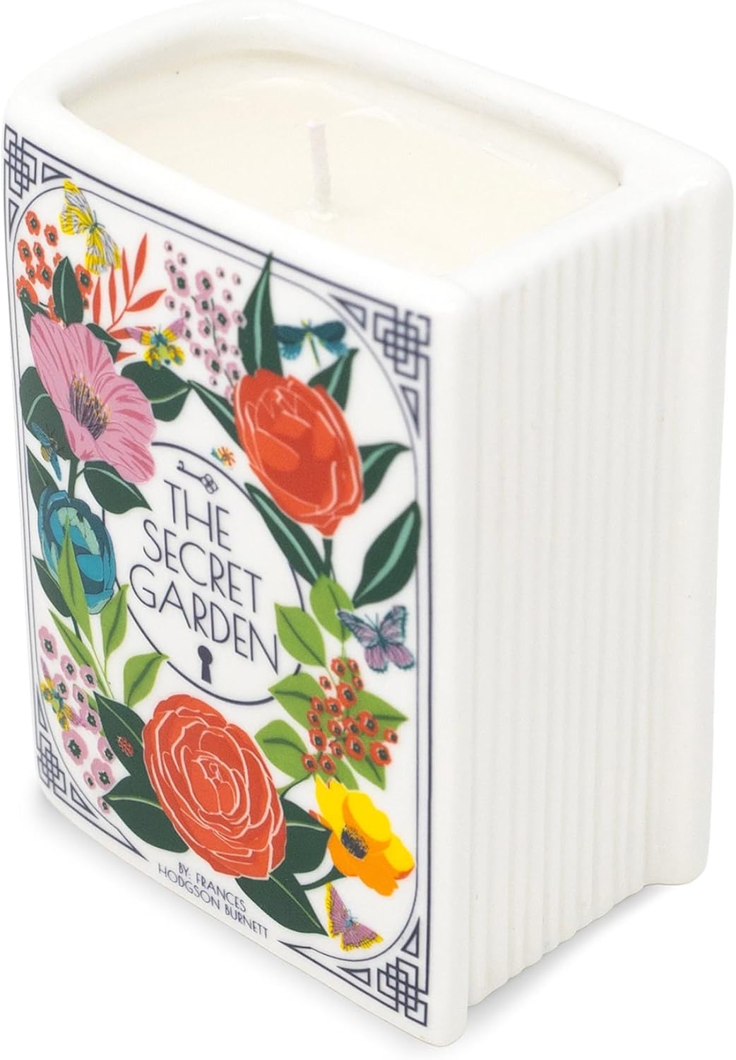 Steel Mill & Co Novelty Shaped Book Theme Scented Candle, 5 oz Candle with Notes of Jasmine and Cedarwood, Unique Gift for Mother's Day (The Secret Garden)