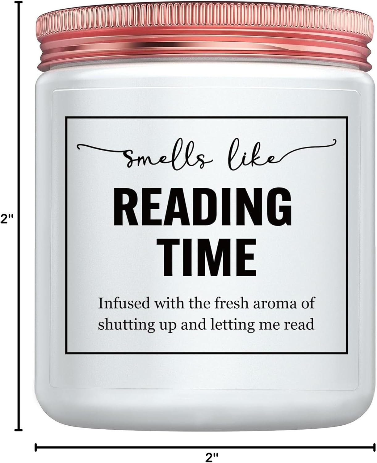 Funny Reading Gifts for Book Lovers, Bookish Gift for Readers - Women Christmas, Birthday Gifts for Librarian or Writers - Lavender Candle