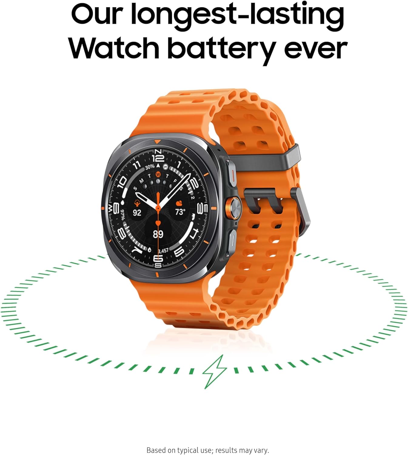 SAMSUNG Galaxy Watch Ultra 47mm LTE AI Smartwatch + Free Band, Energy Score, Heart Rate Tracking, Sleep Monitor, Fitness Tracker, GPS, 2024, Titanium Silver [US Version, 1Yr Manufacturer Warranty]