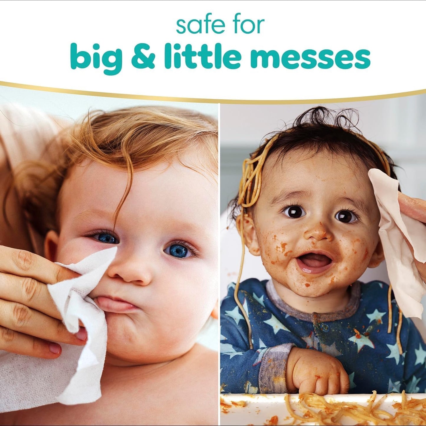 Pampers Sensitive Baby Wipes, Water Based, Hypoallergenic and Unscented, 18 Flip-Top Packs (1008 Wipes Total) [Packaging May Vary]