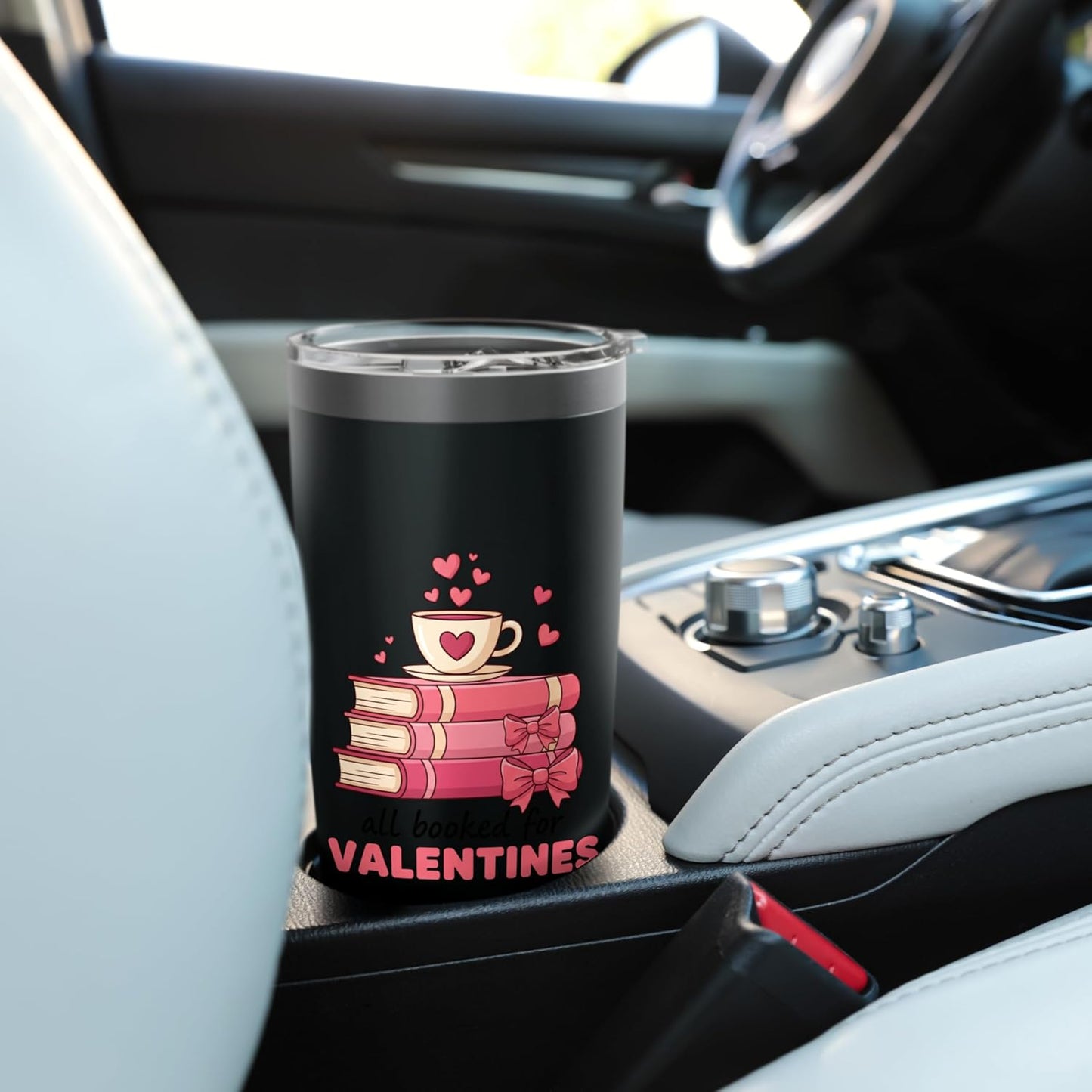 All Booked For Valentines Book Lover Reading Kids Valentine Stainless Steel Insulated Tumbler