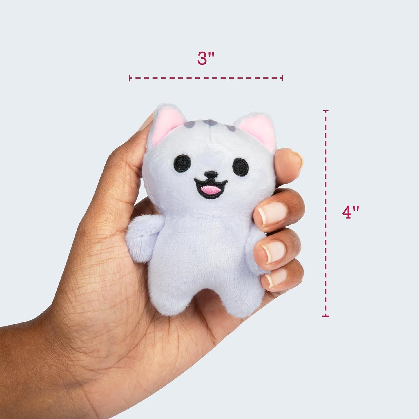 WHAT DO YOU MEME? Emotional Support Kitties by Relatable, Cuddly Stuffed Animals and Toys, Squishy Toys and Plushies, Great Ideas for Loved Ones of All Ages, Includes 5 Plushies with Carrying Basket