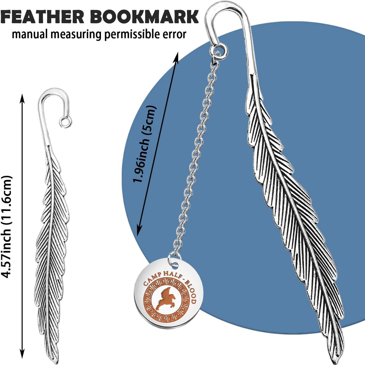 MAOFAED Greek Gods and Goddesses Bookmark for Book Lover, 2 Sides Engraving, Greek Mythology Gift