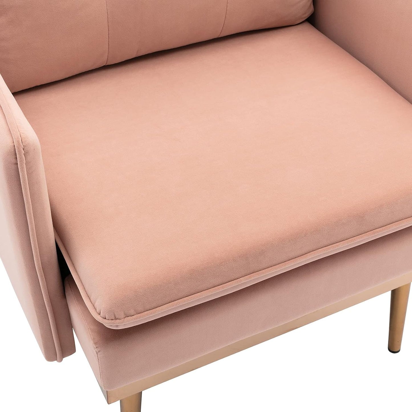 Upholstered Sofa Chairs Modern Single Reading Chair Fabric Armchair for Living Room Ergonomic Lounge Chair Club Chair Home Seating