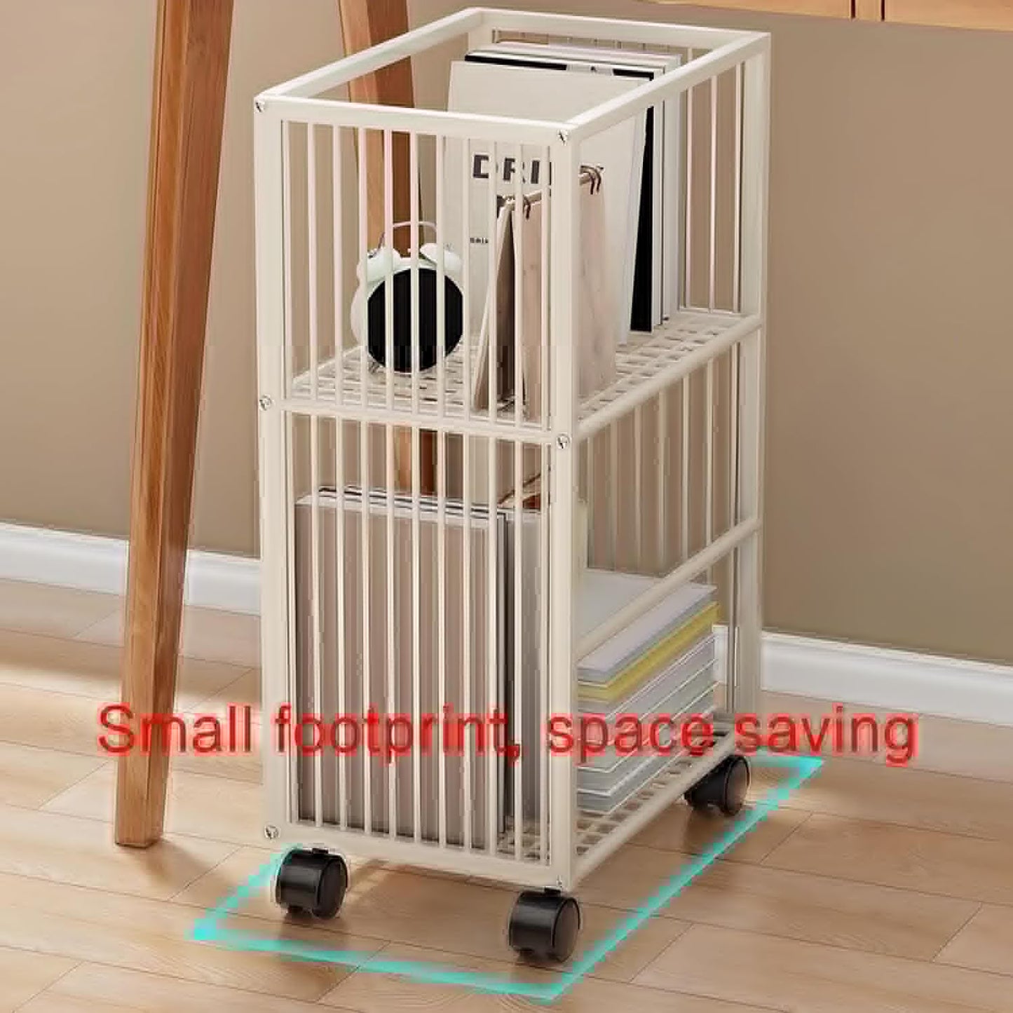 Bookshelf,spinning Bookshelf,metal Bookshelf,rotating Book Shelf,unique Bookshelf,book Shelves,bookshelf With Storage,Suitable For Living Room, Bedroom, Study, Living Room Corner, Balcony(Gold)