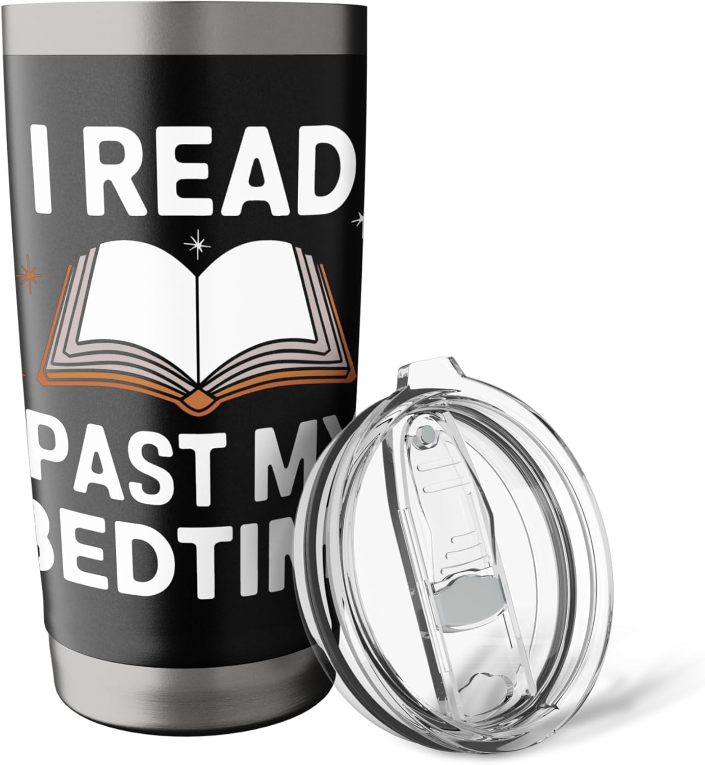 Reading I Read Past My Bedtime Stainless Steel Insulated Tumbler